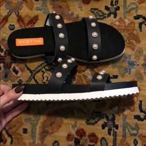 Pearl Studded Sandals